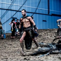 on the set of 300:Rise of an Empire